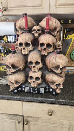 Badass Large Halloween Skull Decor / Party Centerpiece  $100