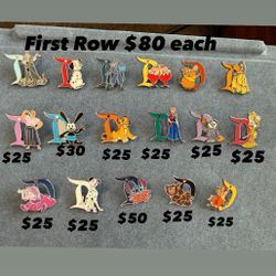 Disney D Pins 