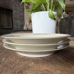 Mikasa Charmaine China Saucers Set Of 3