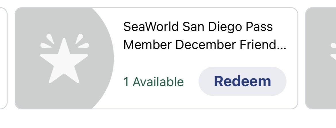 SeaWorld Ticket 