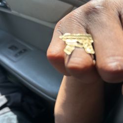 solid gold Draco ring  