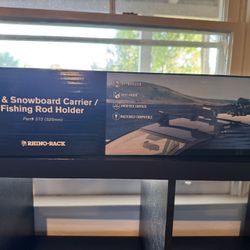 Rhino rack ski and snowboard carrier/fishing rod holder