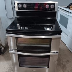 Whirlpool Glass Stove Electric stainless Steel 