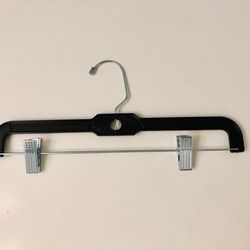 PANT/SKIRT HANGER “NEW” CLEAR OR BLACK 100 PCS NEW