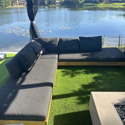 All Modern Outdoor Sectional Couch 
