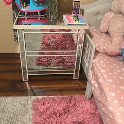2-drawer Mirror NightStand