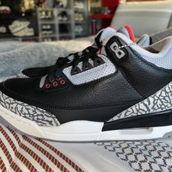 Air Jordan 3 Black Cement 2018 Size 8