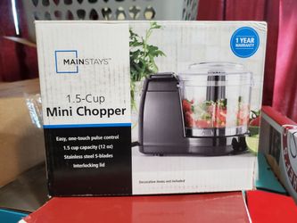 New 1 .5 Cup Mini Chopper
