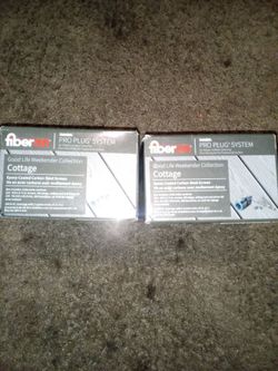 2 Brand New Boxes of Fiberon Pro Plug System color Cottage Grey with 224 #10 x 2 3/4" screws