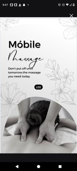 Massage therapy