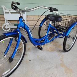 Schwinn Meridian 26in Blue Tricycle