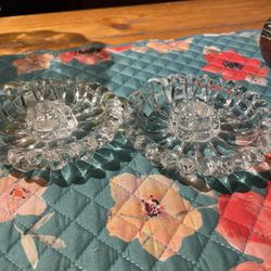 Crystal Candle Stick Holders (2)$6