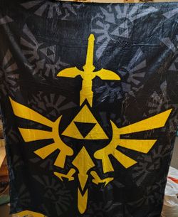 NEW The Legend Of Zelda Fleece Throw Blanket