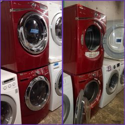 Whirlpool front load washer and dryer set working perfectly with 4 months warranty