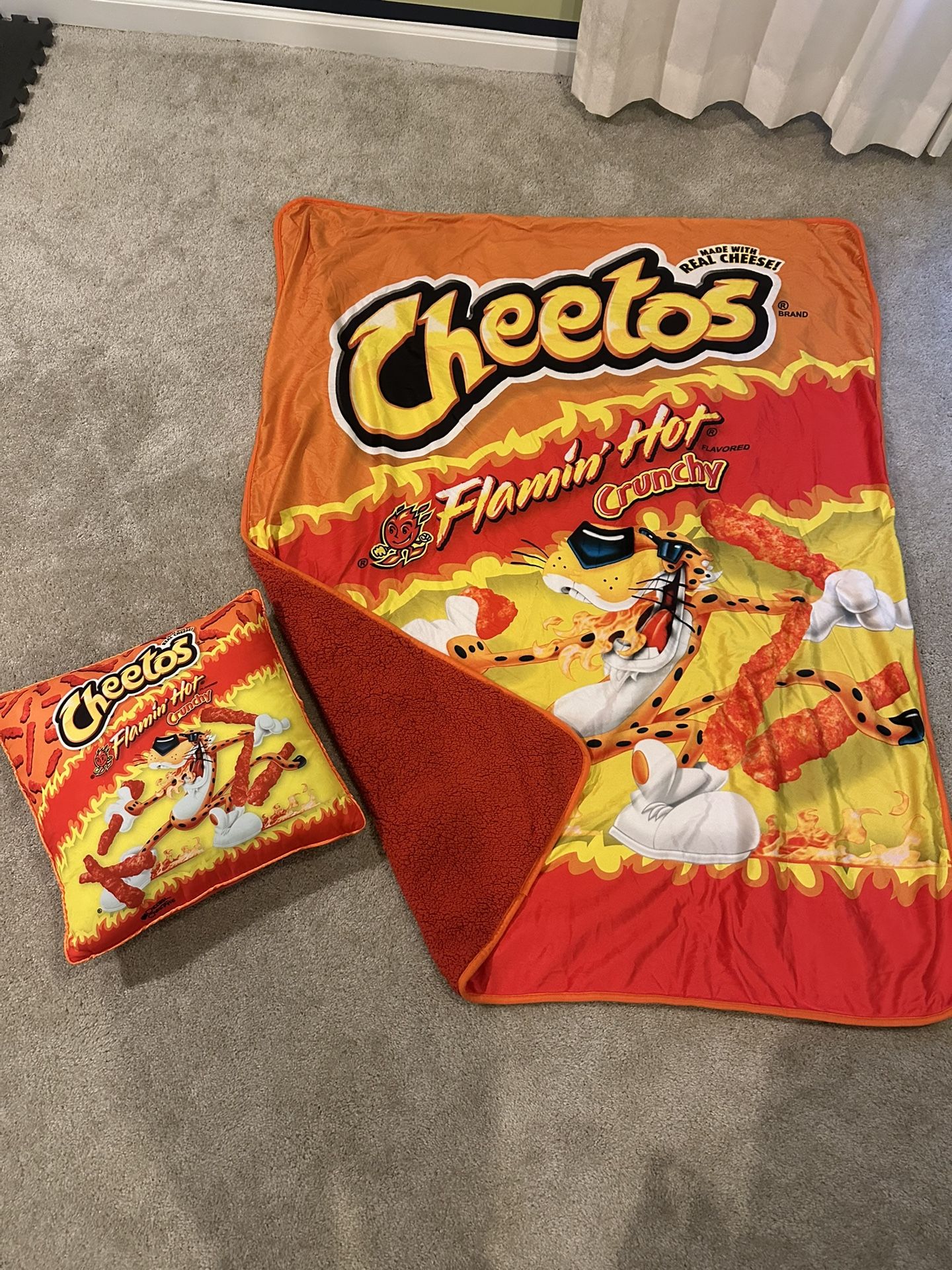 Cheetos Pillow & Blanket