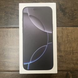 Apple iPhone 16 Pro Max 1TB Black Titanium - Factory Sealed | Not Activated