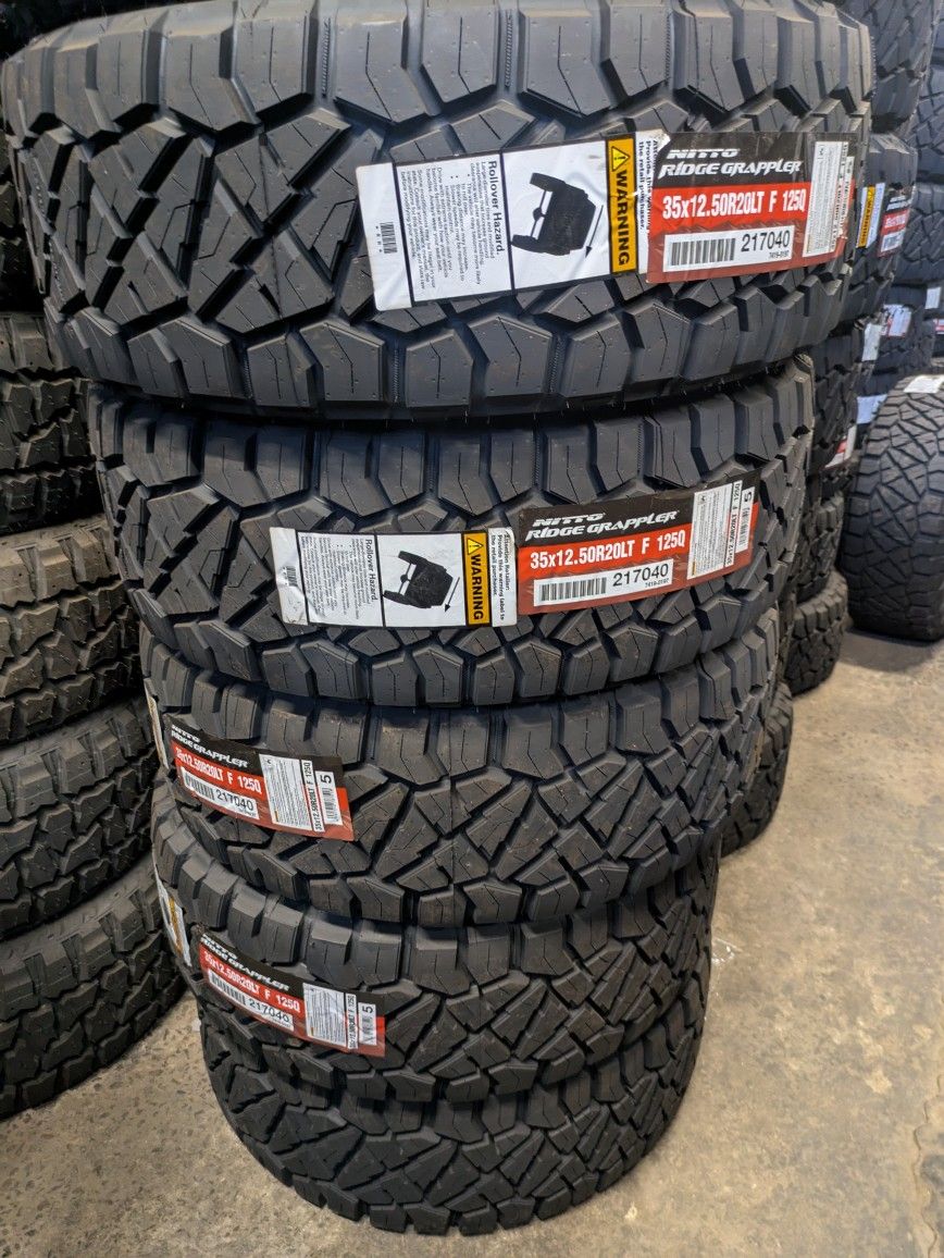 Set Of 4 Nitto Ridge Grappler 35x12.50/R20