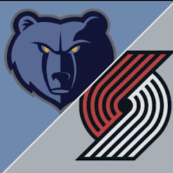 Blazers -Grizzlies Tickets- Half Court