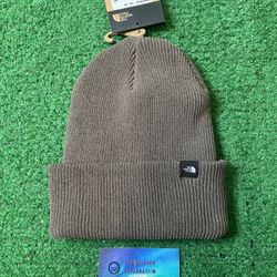 The North Face brown urban cuff beanie