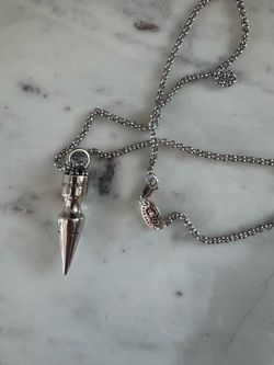 Chrome hearts spike pendant