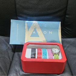 NIB Avon Brand wrist Watch W/changeable Bands $30 OBO