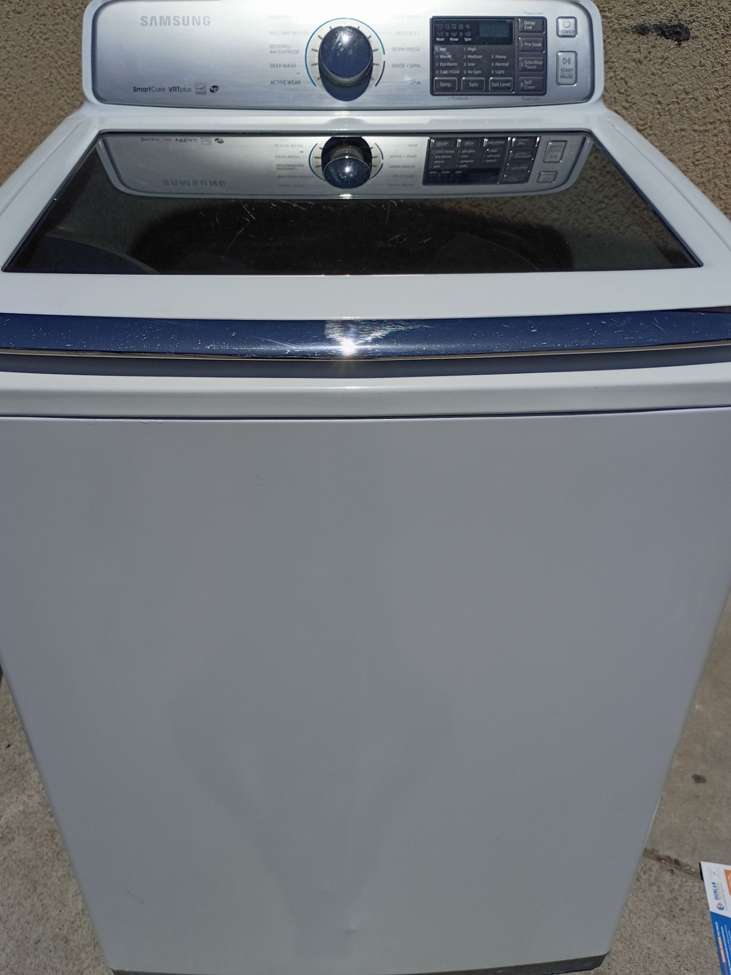 Samsung washer like new with warranty