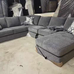 New Slate Gray Sectional  $895