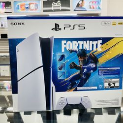 PlayStation 5 slim disc Fortnite skin bundle