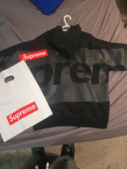 Supreme, big back logo hoodie.