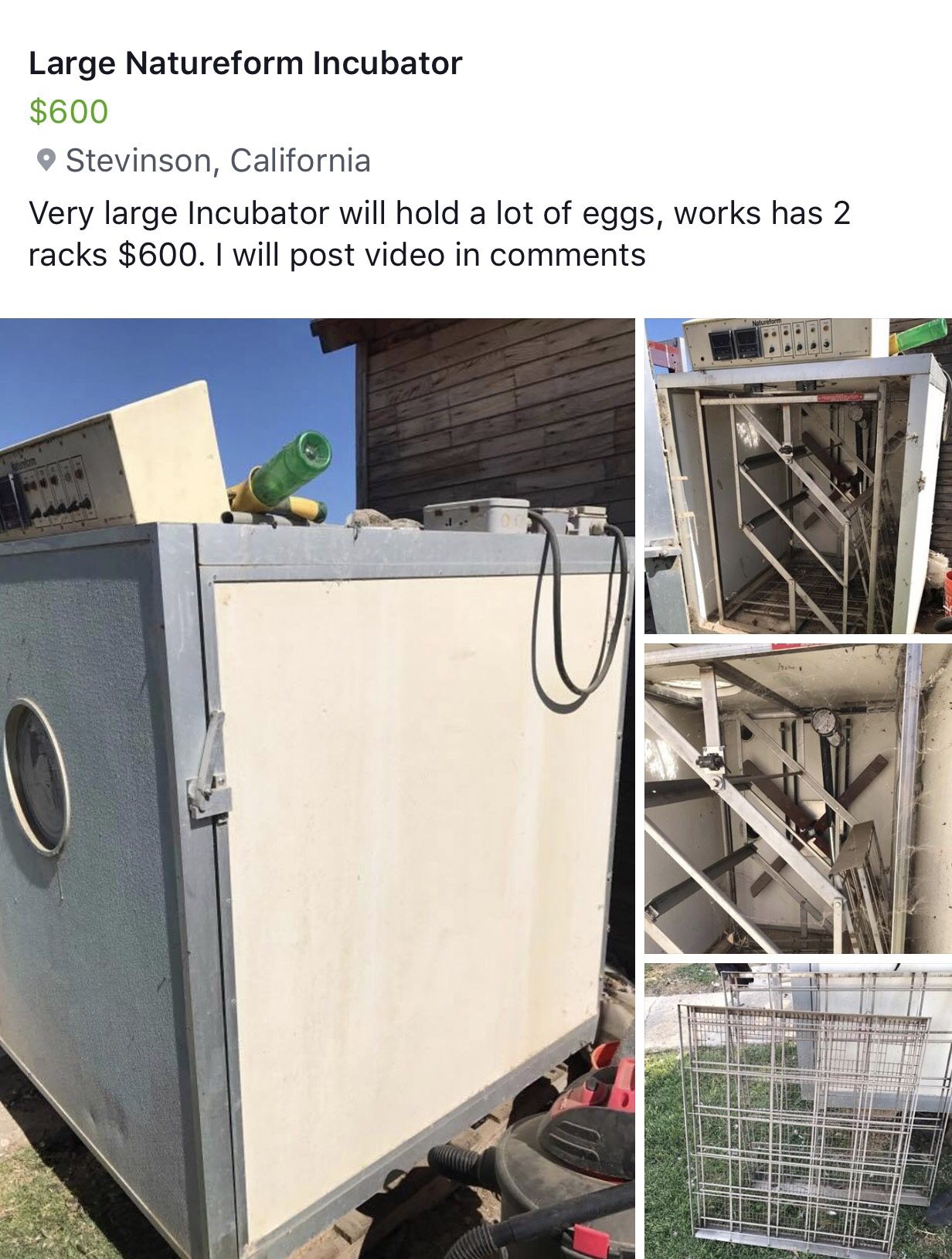 Natureform Incubator large