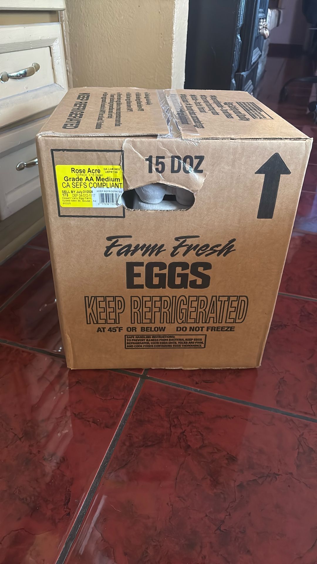Medium Eggs At $1.75 Per Dozen 
