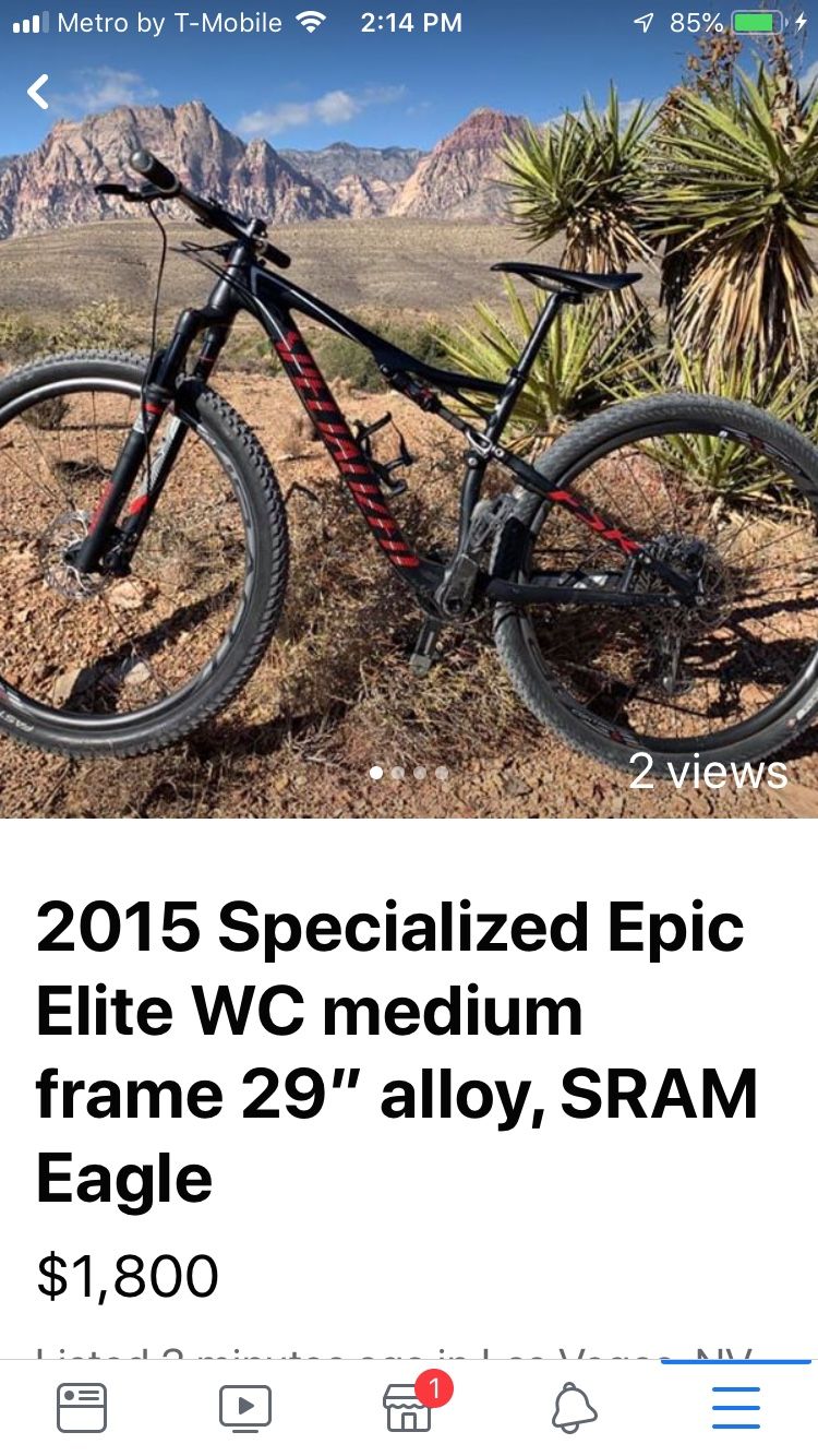 2015 Specialized Epic Elite WC