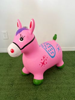 Bouncy riding horses for kids