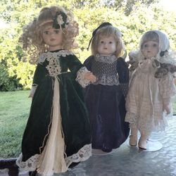 Beautiful Antique Porcelain Dolls  