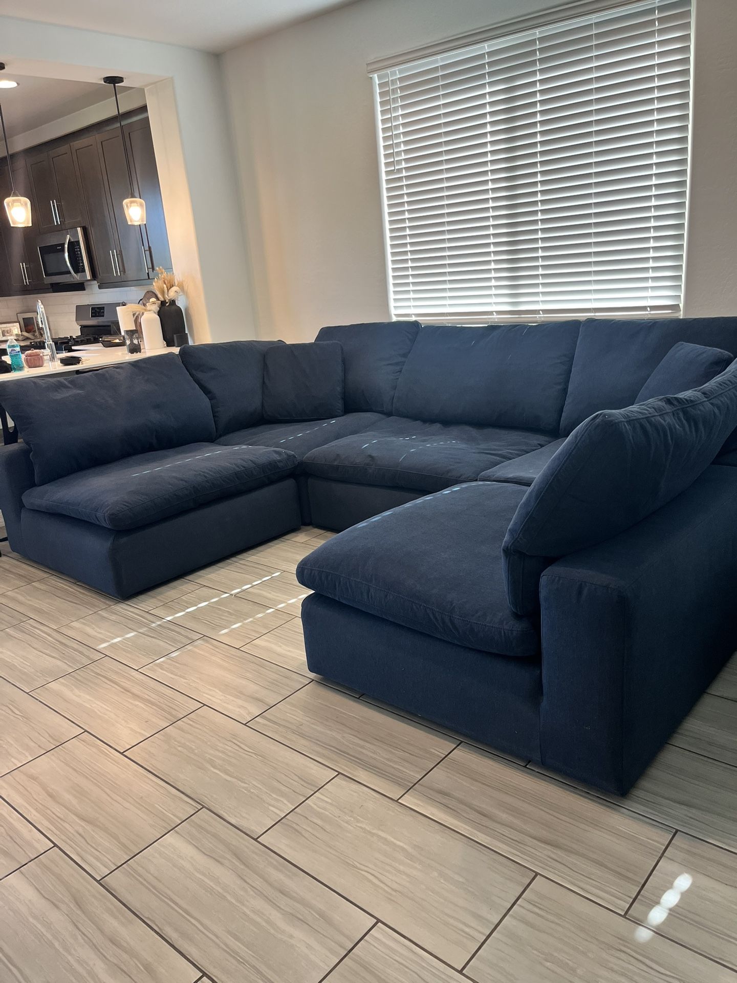 5pc Modular Sectional Cloud Couch - Delivery Available