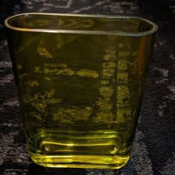 Rectangular Glass Vase 