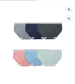 READ DESCRIPTION - 5 pairs - Fruit of the Loom Women's Cotton Bikini Underwear