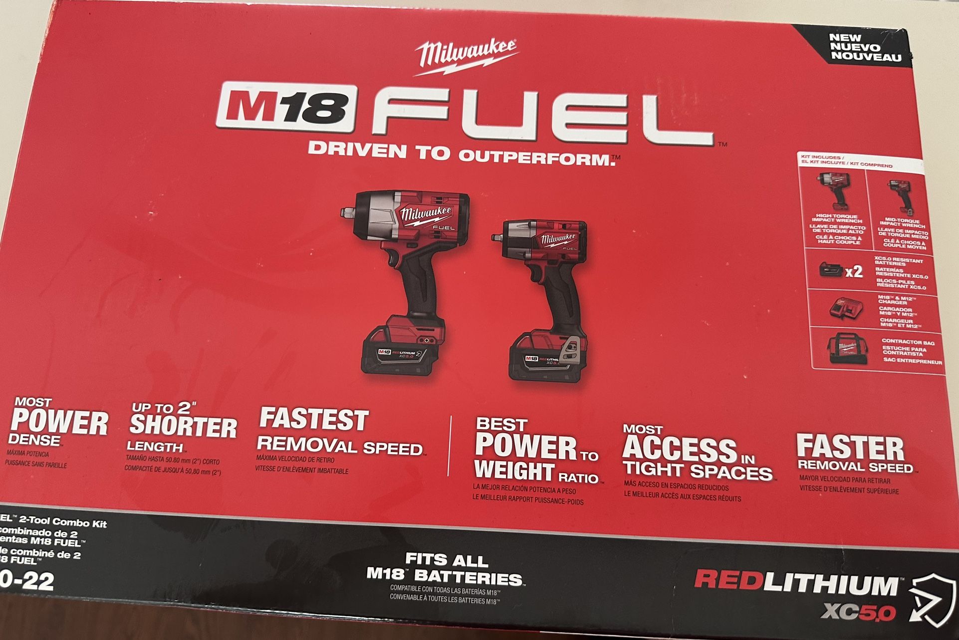 Milwaukee M18 Fuel 2-Tool Combo Kit 3010-22