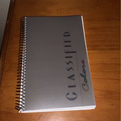 Classified Colors Business Notebook