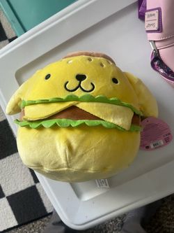 Pompompurin Squishmallow hello kitty character