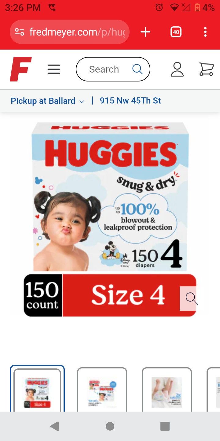 Huggies Snug & Dry Baby Diapers
