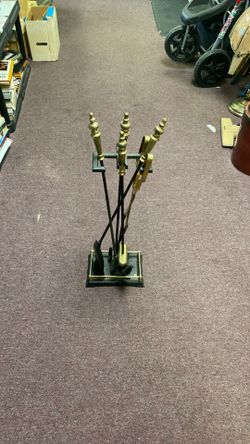Fire place cleaning set