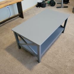 Small Gray Coffe Table 