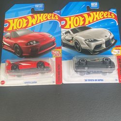 🔥🔥Toyota Supra Hot Wheels Both  For 8$ $ Yes🔥🔥
