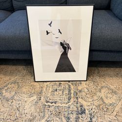 Framed Angel Art Print – Society6 (Metal Frame)