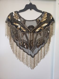 Sexy Beaded Caribbean top great for Carnival Festivals, Belly Dancers, Themed Events, Halloween and dress up