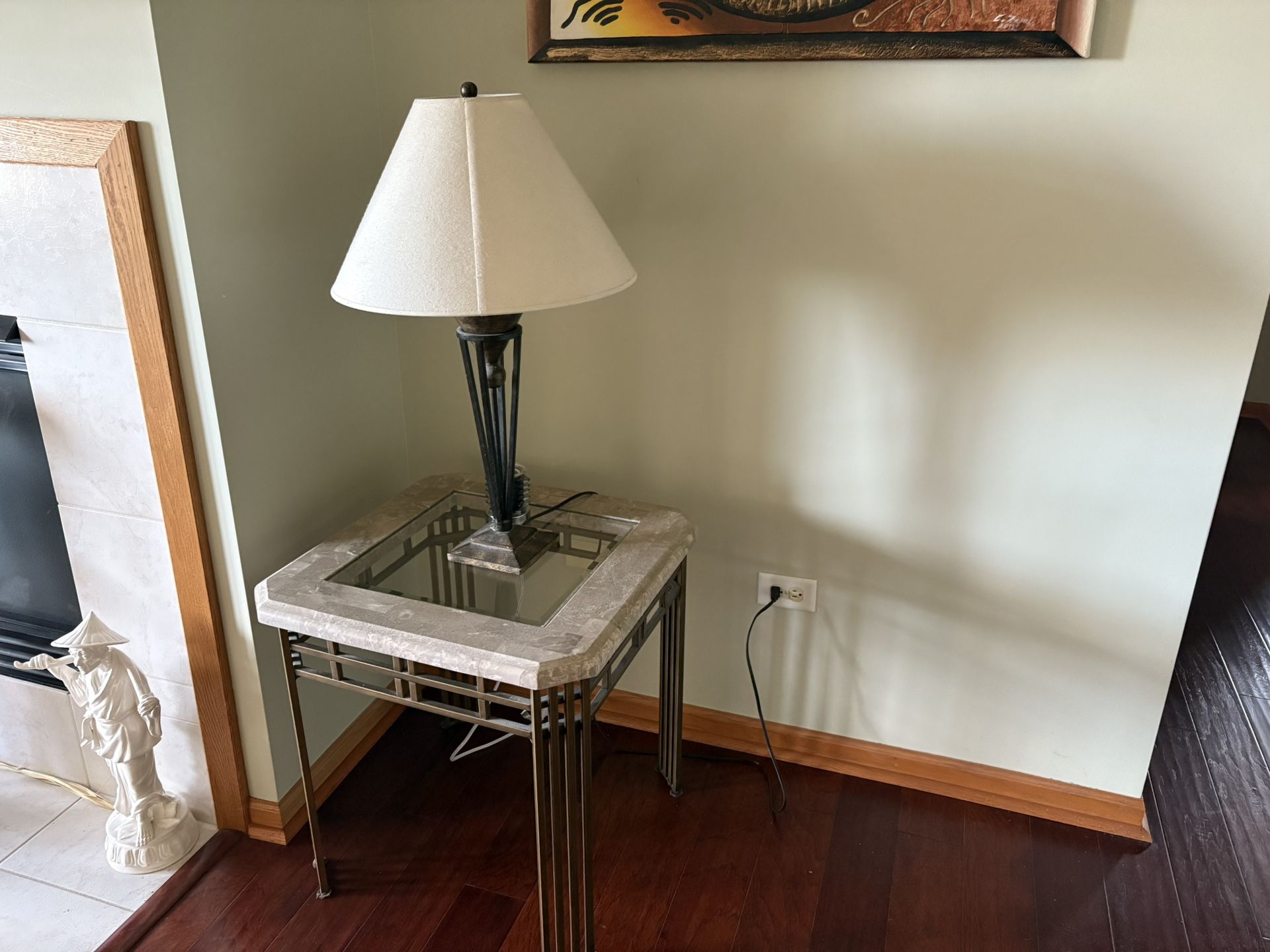 Lamp & Table