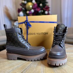 Louis Vuitton monogram Remix Boots- Brand New With Box 