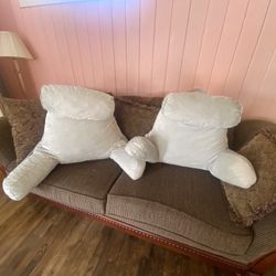 Luxury Husband Pillows – $95 Each or $180 for Both! Like New!