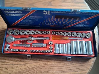 51-Piece Professional Mechanics Socket Set